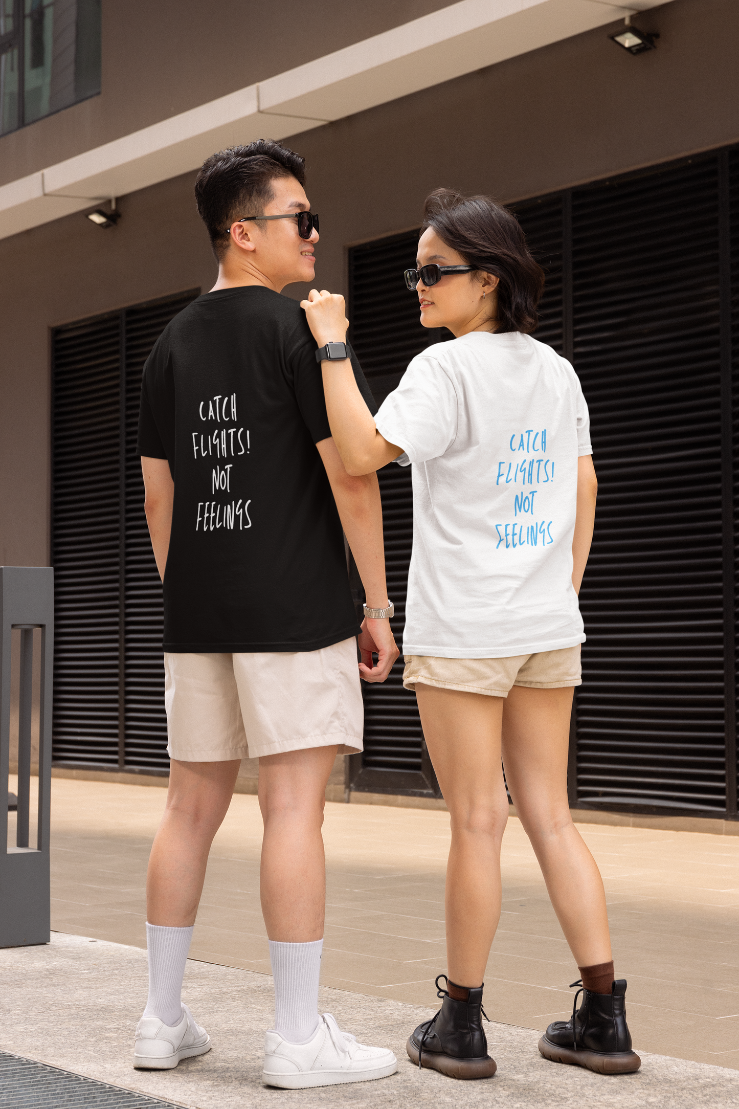 Luviquea - Catch Flights Not Feelings - T-shirt